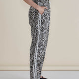 Quinn Cotton Jogger - Leopard Print