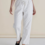 Quinn Cotton Jogger - Dusty White