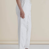 Quinn Cotton Jogger - Dusty White