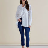 Shellie Poplin Shirt- White