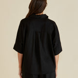 Lynwood Linen Shirt - Black