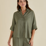 Lynwood Linen Shirt - Olive