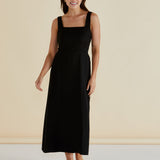 Tegan Midi Dress - Black