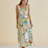 Tegan Midi Dress - Paradise Print