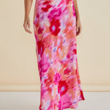 Mindy Skirt - Floral Abstract Print