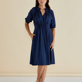 Emery Dress - Navy Blue