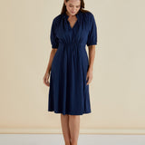 Emery Dress - Navy Blue