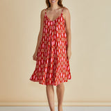 Harriet Dress - Sardinia Geo Print