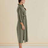 Angelina Dress - Olive