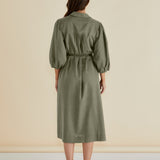 Angelina Dress - Olive