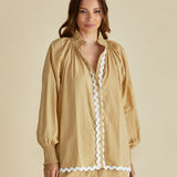 Romi Shirt - Beige Ric Rac