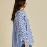 Romi Shirt - Navy Stripe