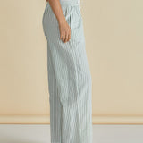 Georgie Pants - Green Stripe
