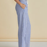 Georgie Pants - Navy Stripe