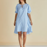 Livvy Dress - Blue Gingham