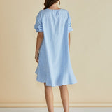 Livvy Dress - Blue Gingham