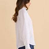 Lucille Lyocell Pleated Shirt