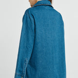 Vespa Denim Shirt - Mid Blue