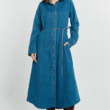 Nico Denim Dress - Mid Blue