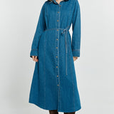 Nico Denim Dress - Mid Blue