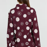 Stamp Tie Shirt - Postage Stamp Print