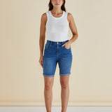 Bonnie Bermuda Denim - Indigo Mix