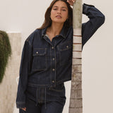 Selby Denim Jacket - Dark Blue