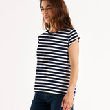 Michaela Tee - Navy Stripe