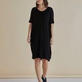 Maui T-Shirt Dress - Black
