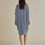 Maui T-Shirt Dress - Navy Blue/White Stripe