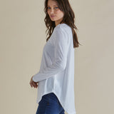 Megan Long Sleeve Top - White