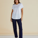 Hailey Short Sleeve Tee - White