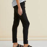 Jade Drop-Crotch Pants - Black