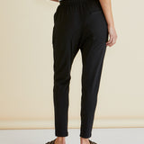 Jade Drop-Crotch Pants - Black